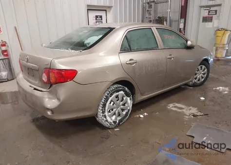 2009 Toyota Corolla Le из США, поврежденный, VIN 2T1BU40E19C083070